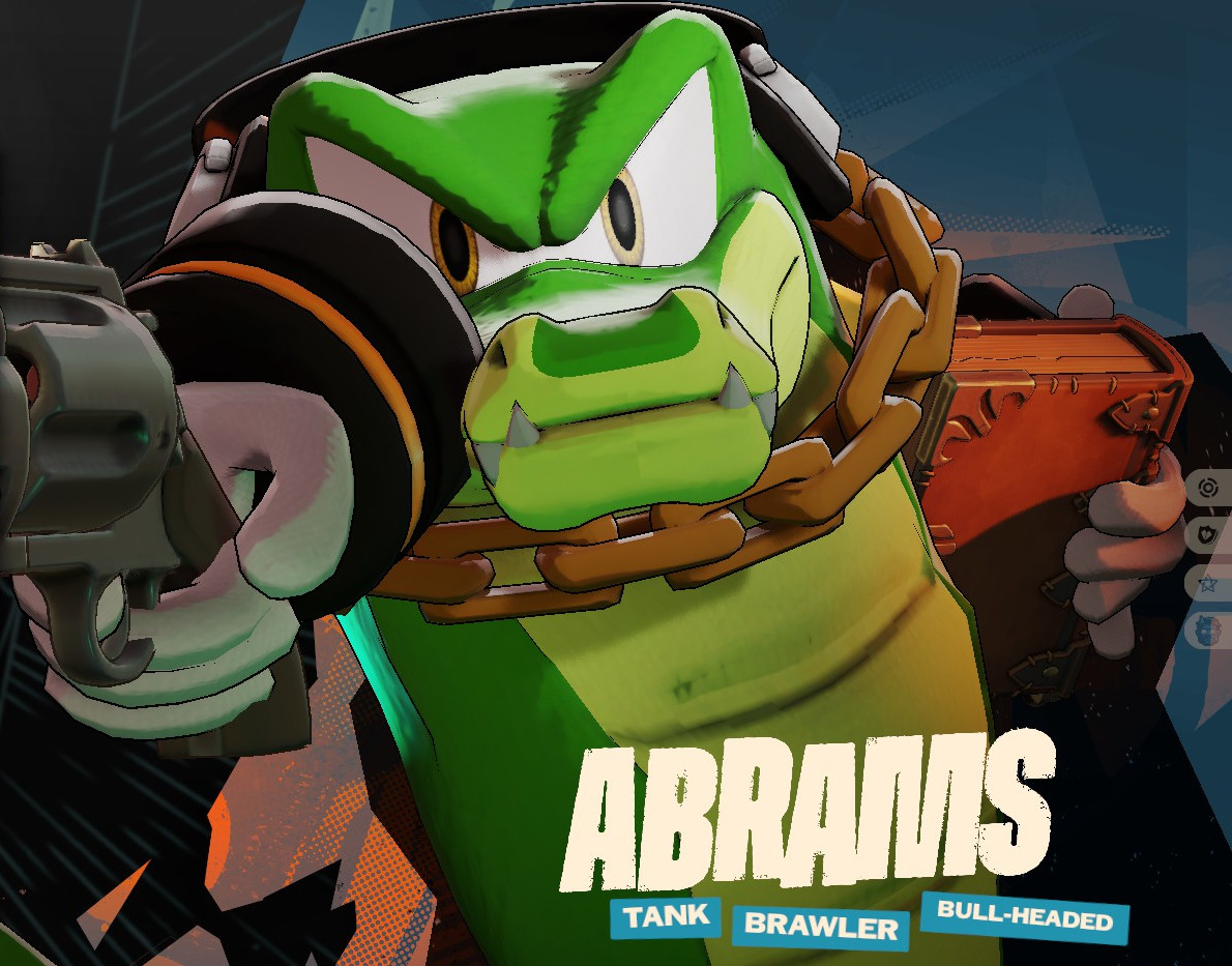 Vector the Crocodile as Abrams