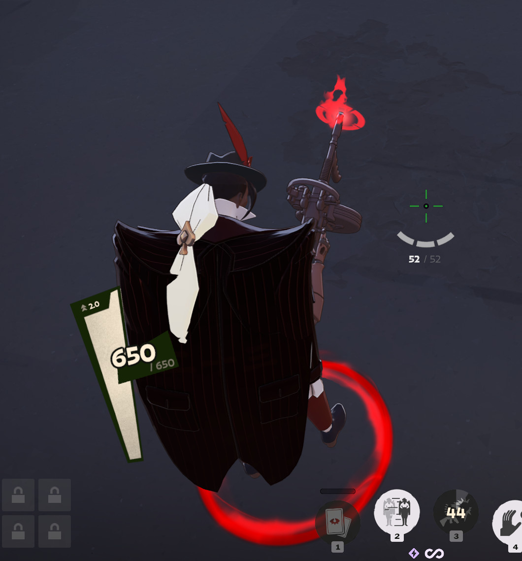 Wraith red recolor with some particles in red image 3