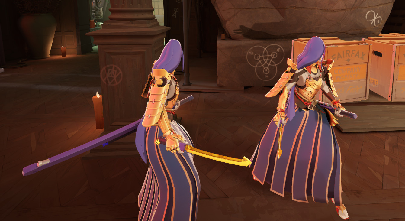 Australium "Sister's Lament" (Gold Yamato Sword) image 4