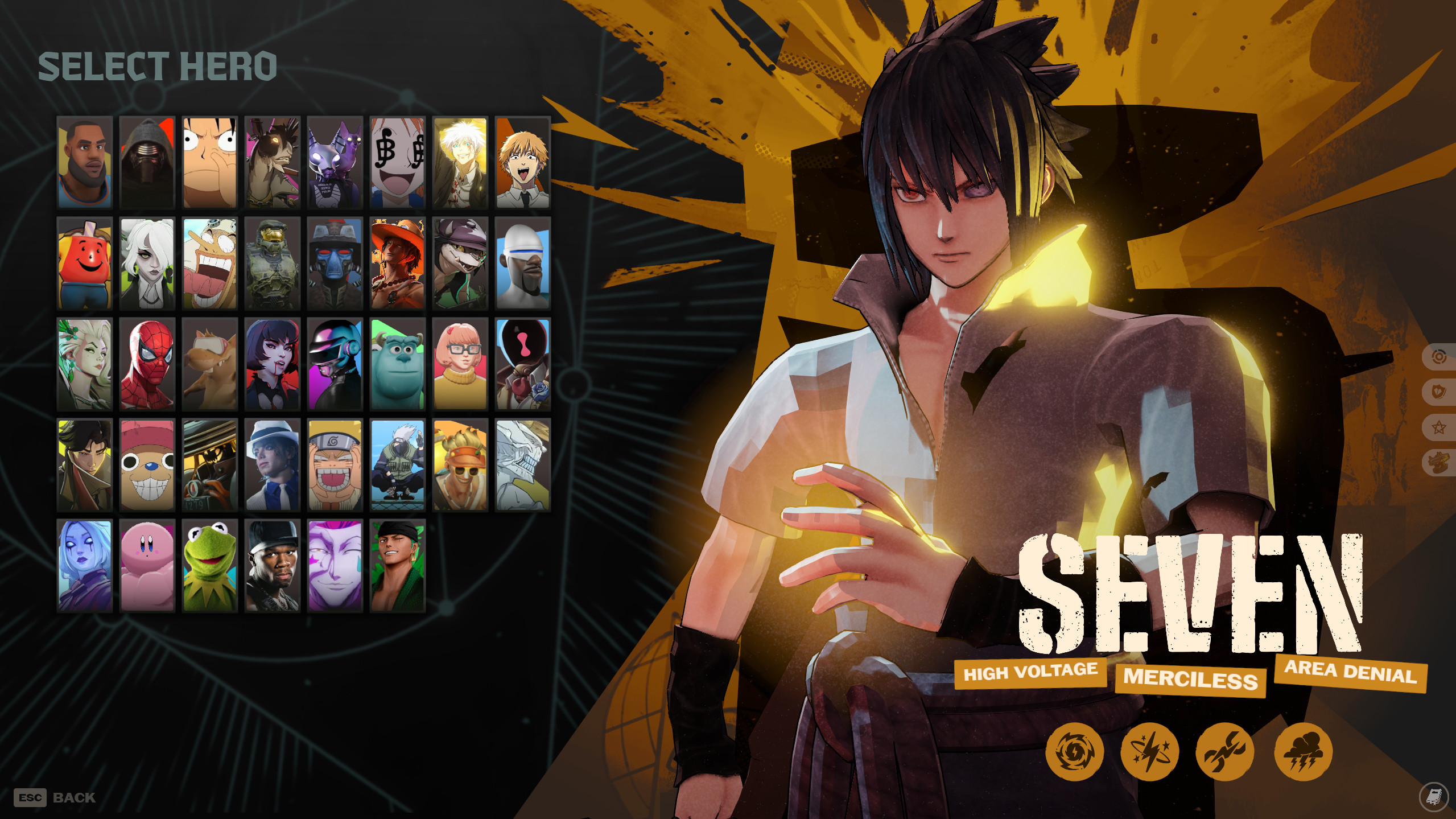 Sasuke as Seven image 2