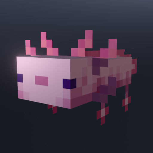 Axolotl Minecraft soul container image 6