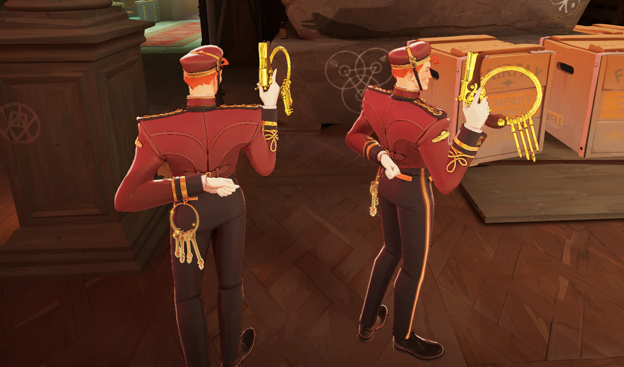 Australium "Service with a Smile" (Gold Doorman) image 4