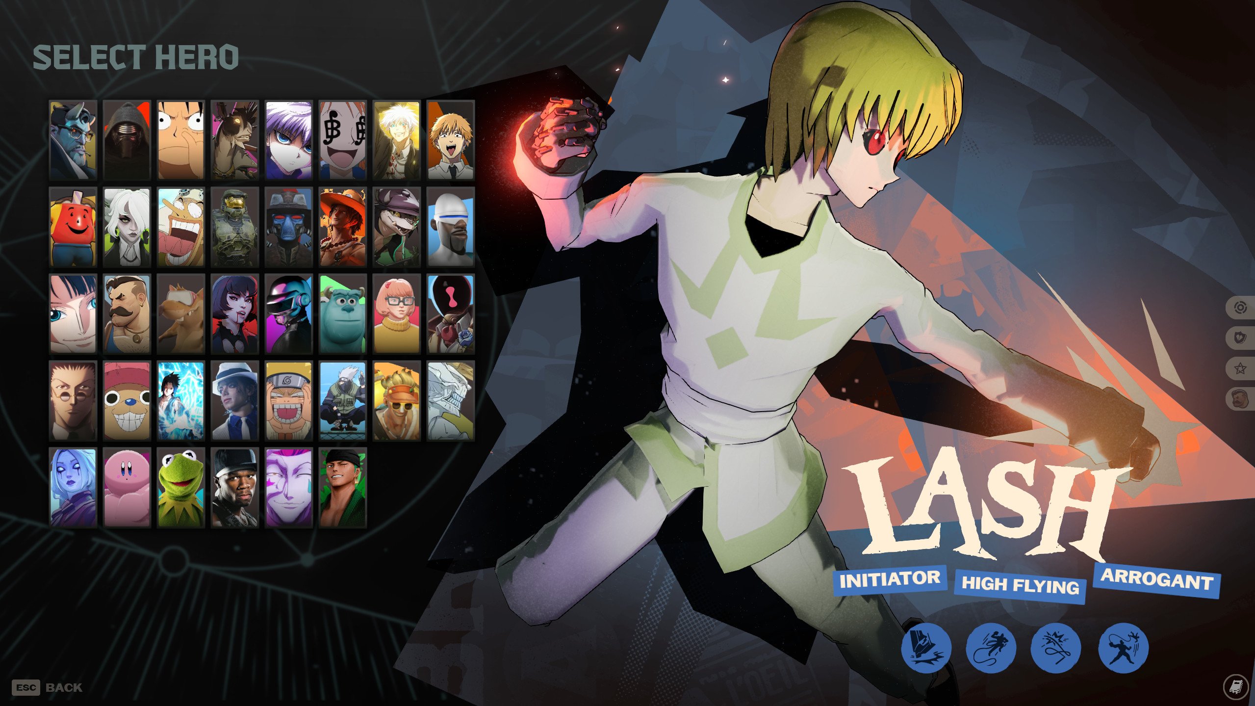 Kurapika as Lash