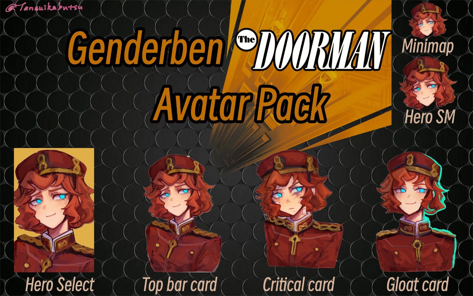 Genderbent Doorman Avatar Pack