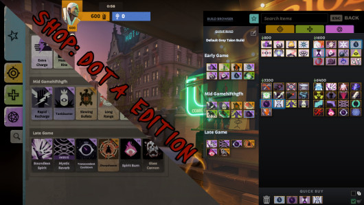 Deadlock Shop: Dota Edition
