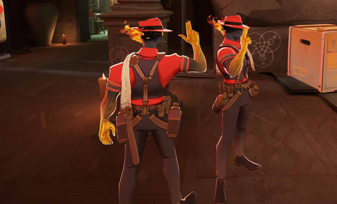 Australium "Incendiary Remarks" (Gold Infernus) image 3