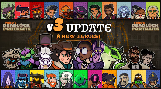 robo's Deadlock Portraits [V3 UPDATE! NEW HEROES!]