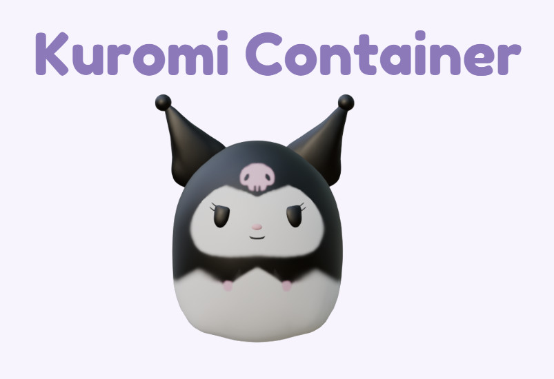 Kuromi Squishmallow Soul Container image 2
