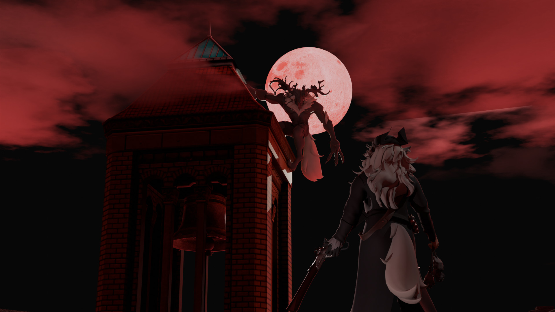 Bloodborne Hunter - Silver image 2