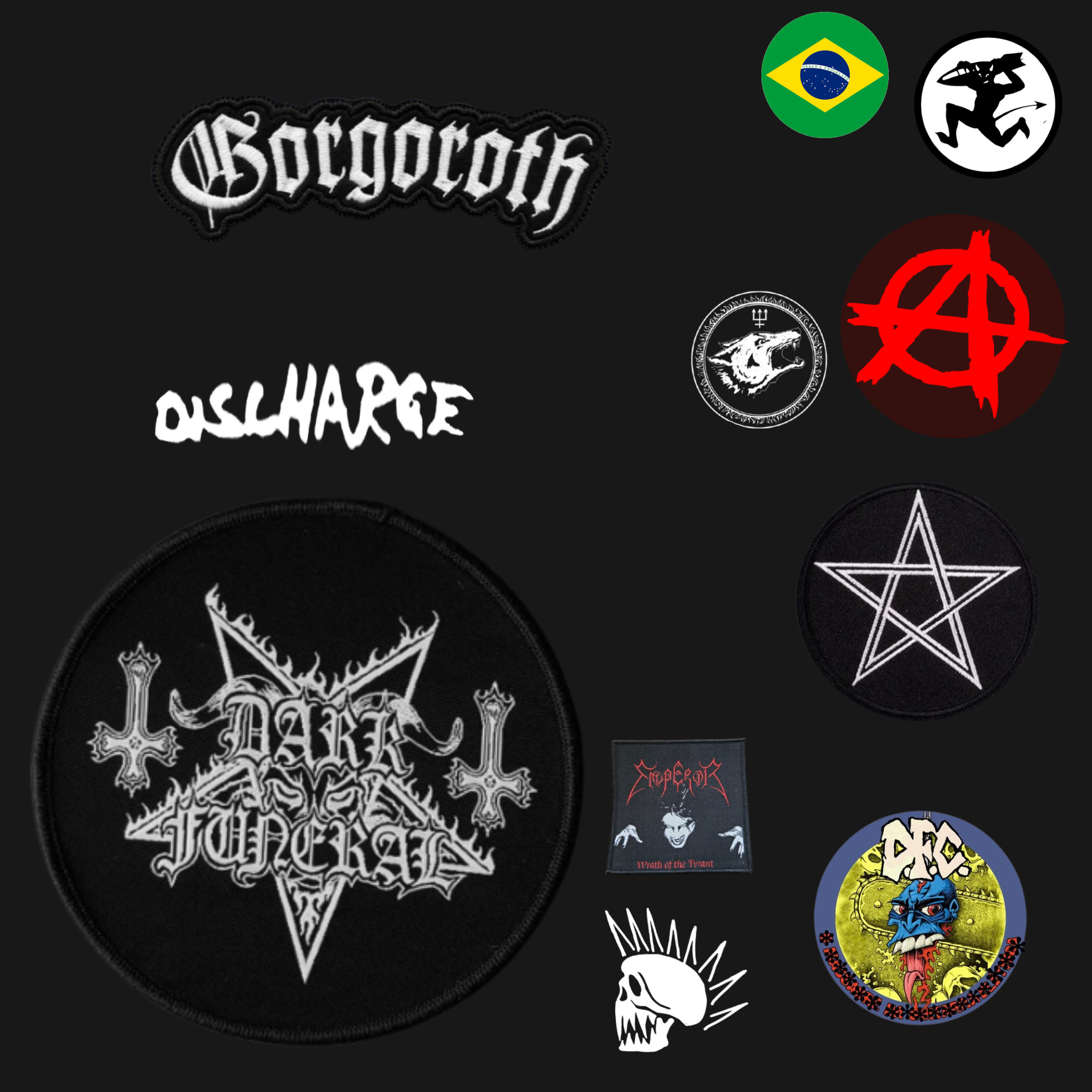 Billy Punk & Black Metal Patches image 7