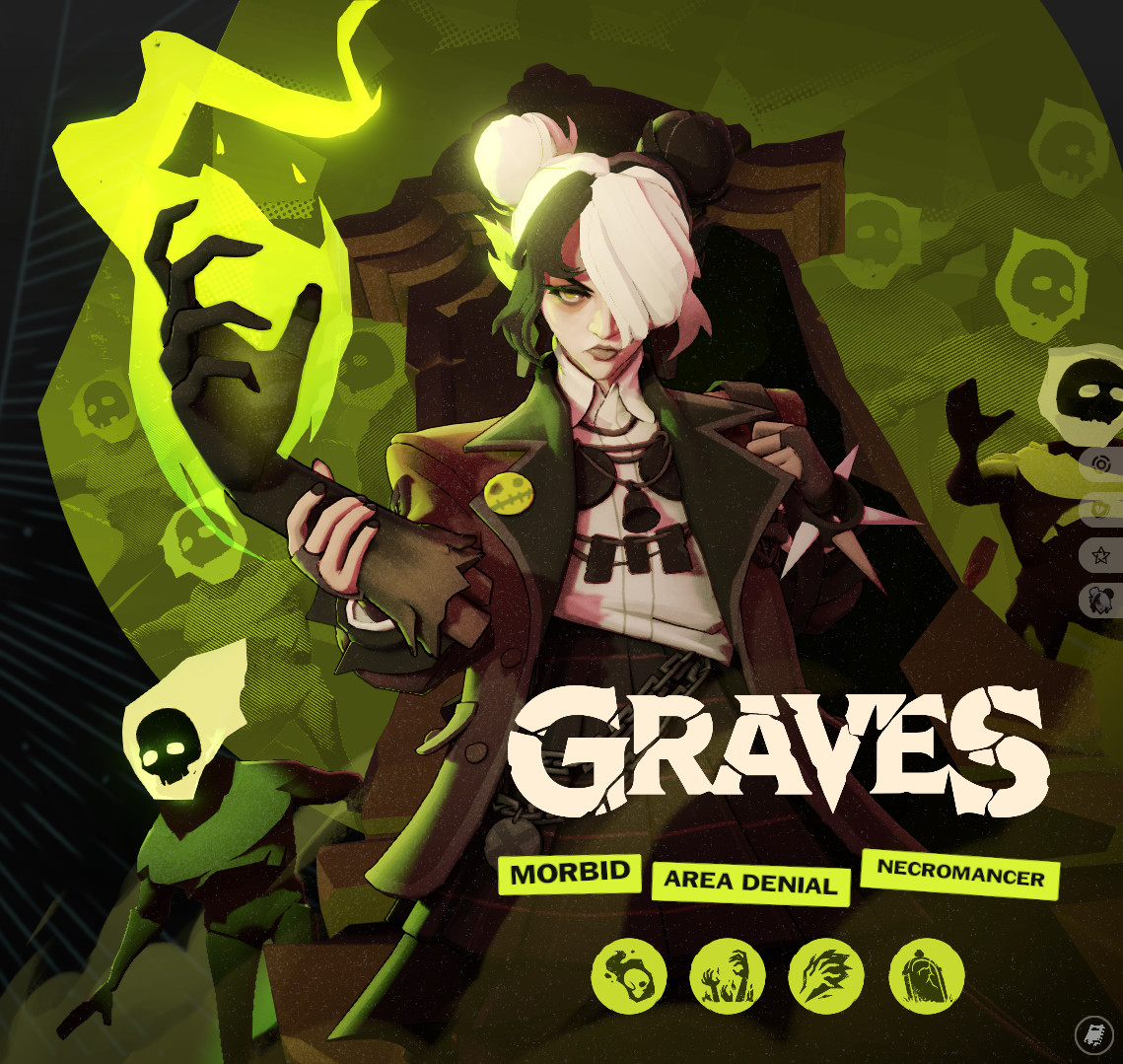 Split Dyed Hair Graves image 2