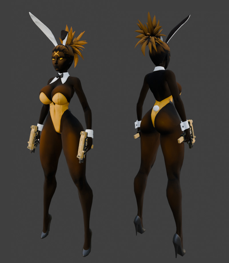 Human Haze Bunny Girl(Commissioned) image 7