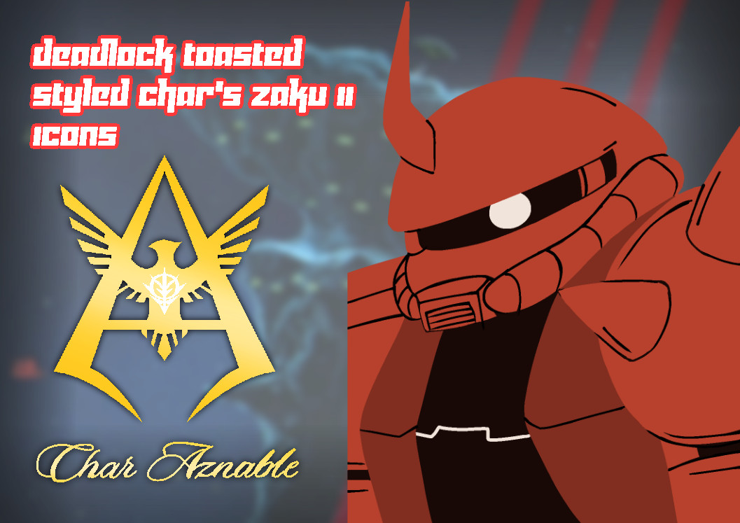 Toasted styled Char's Zaku II Icons! image 2