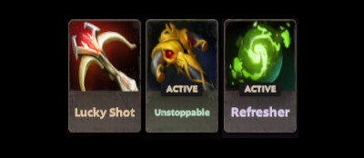 Dota 2 themed item icons