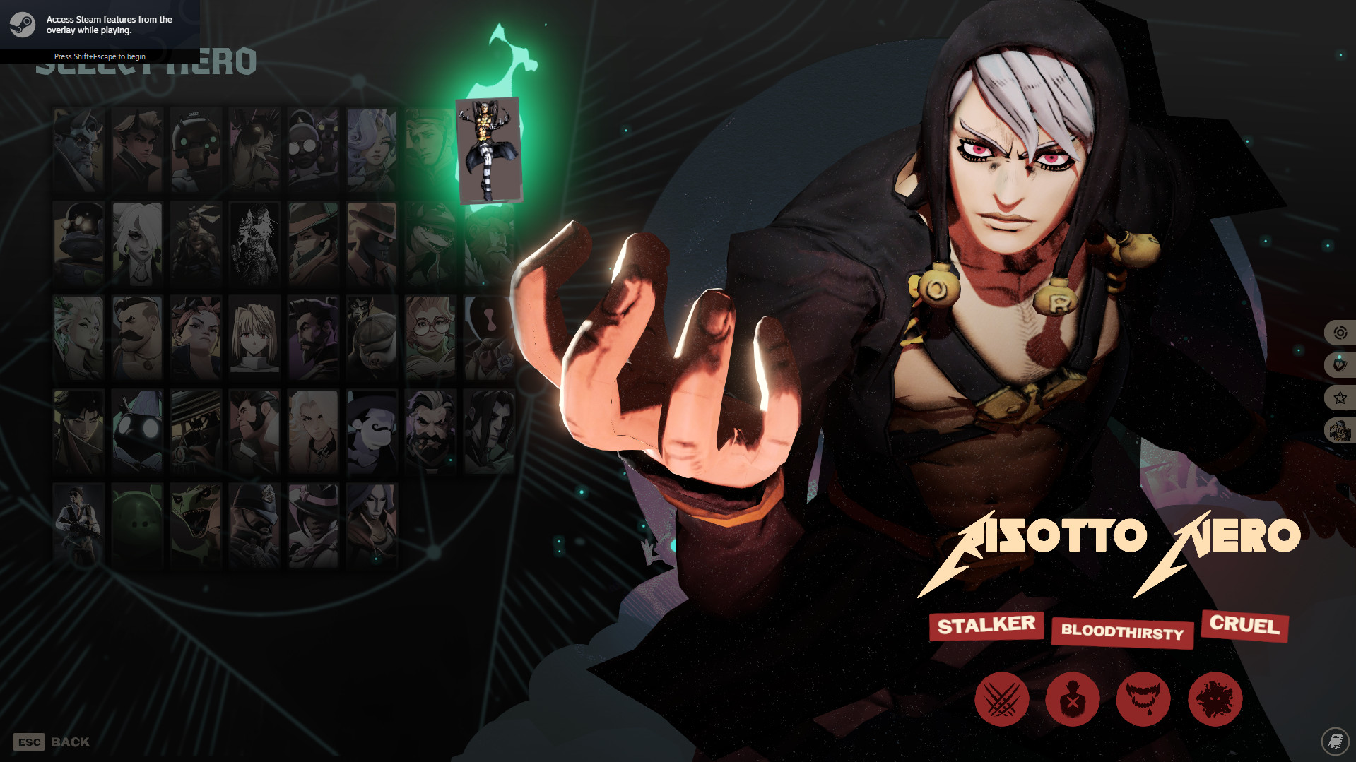 Risotto Nero from JoJo as Drifter image 2