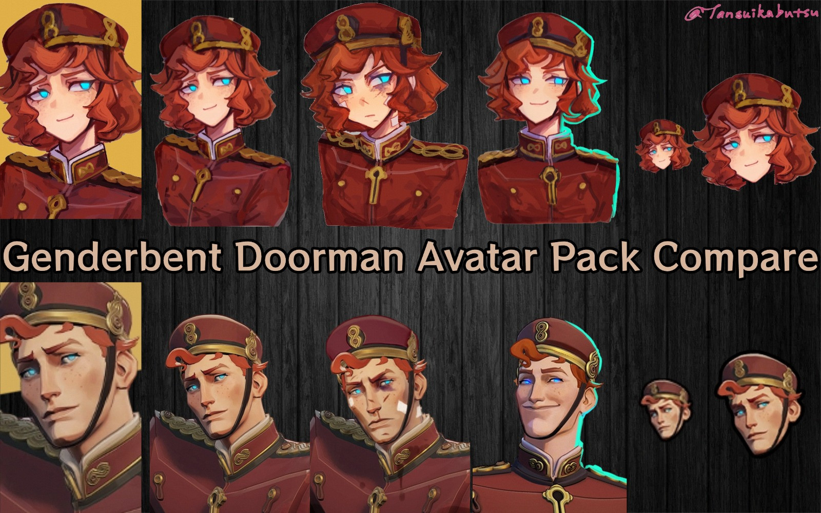 Genderbent Doorman Avatar Pack image 4