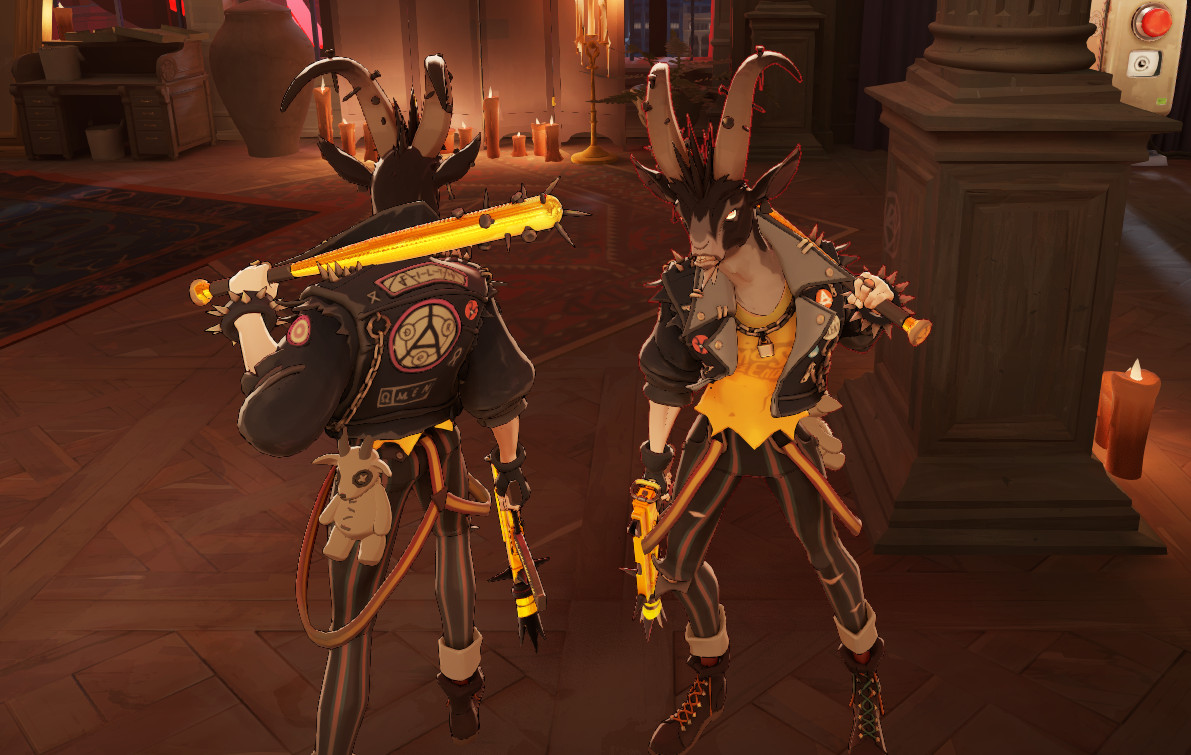 Australium "Biquette" (Gold Billy Gun + Bat) image 3