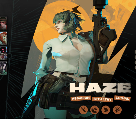 Lady from Devil May Cry 3 as Haze