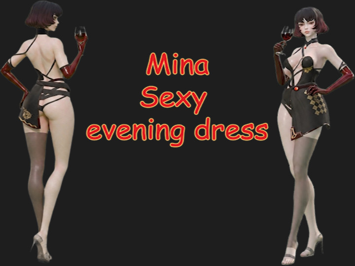 Mina Sexy Evening Dress image 2
