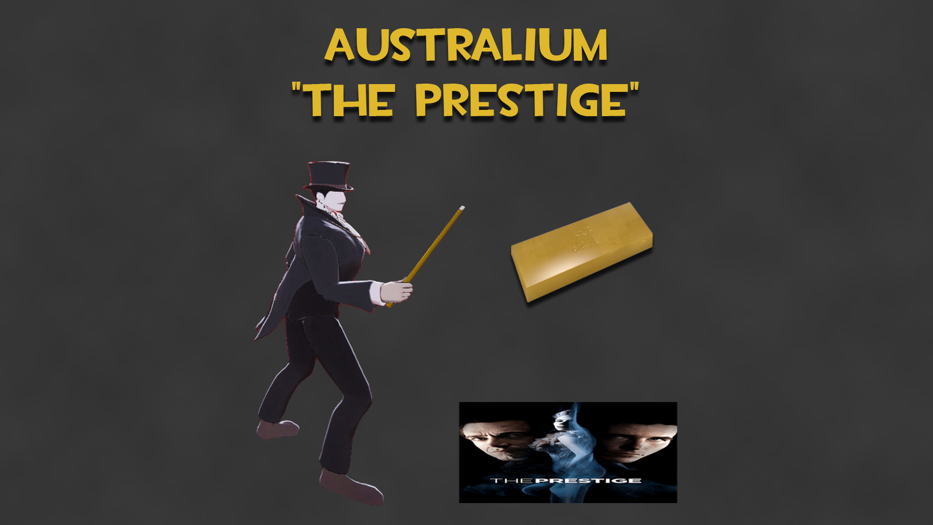 Australium "The Prestige" (Gold Sinclair Wand) image 2