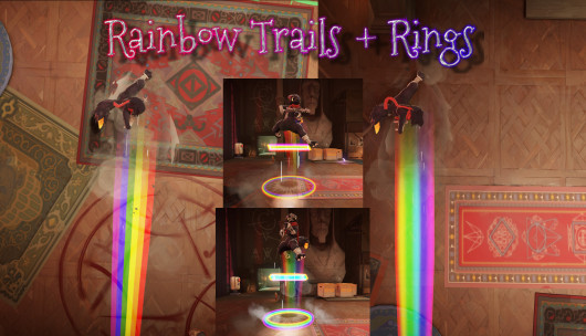 Rainbow Trails + Jump Rings