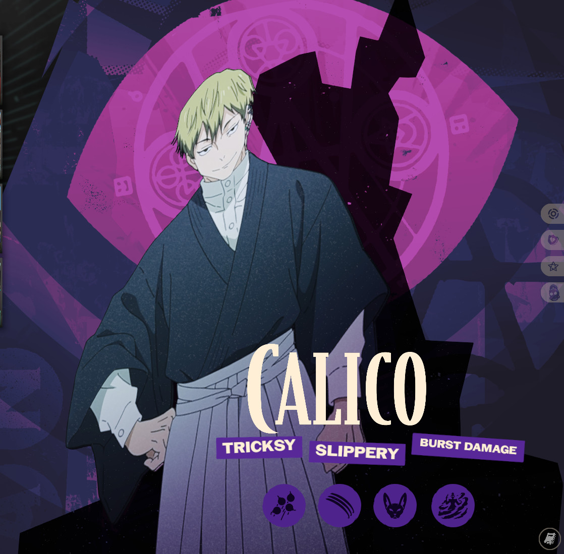 Naoya Zenin PNG larps as Caligo