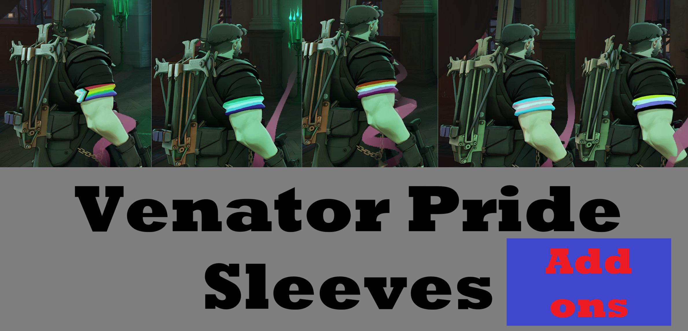 Venator Pride Sleeves Add ons image 2