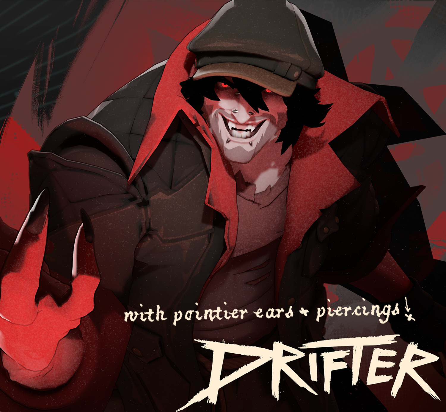 Pointy Ears + Piercings Drifter model image 3