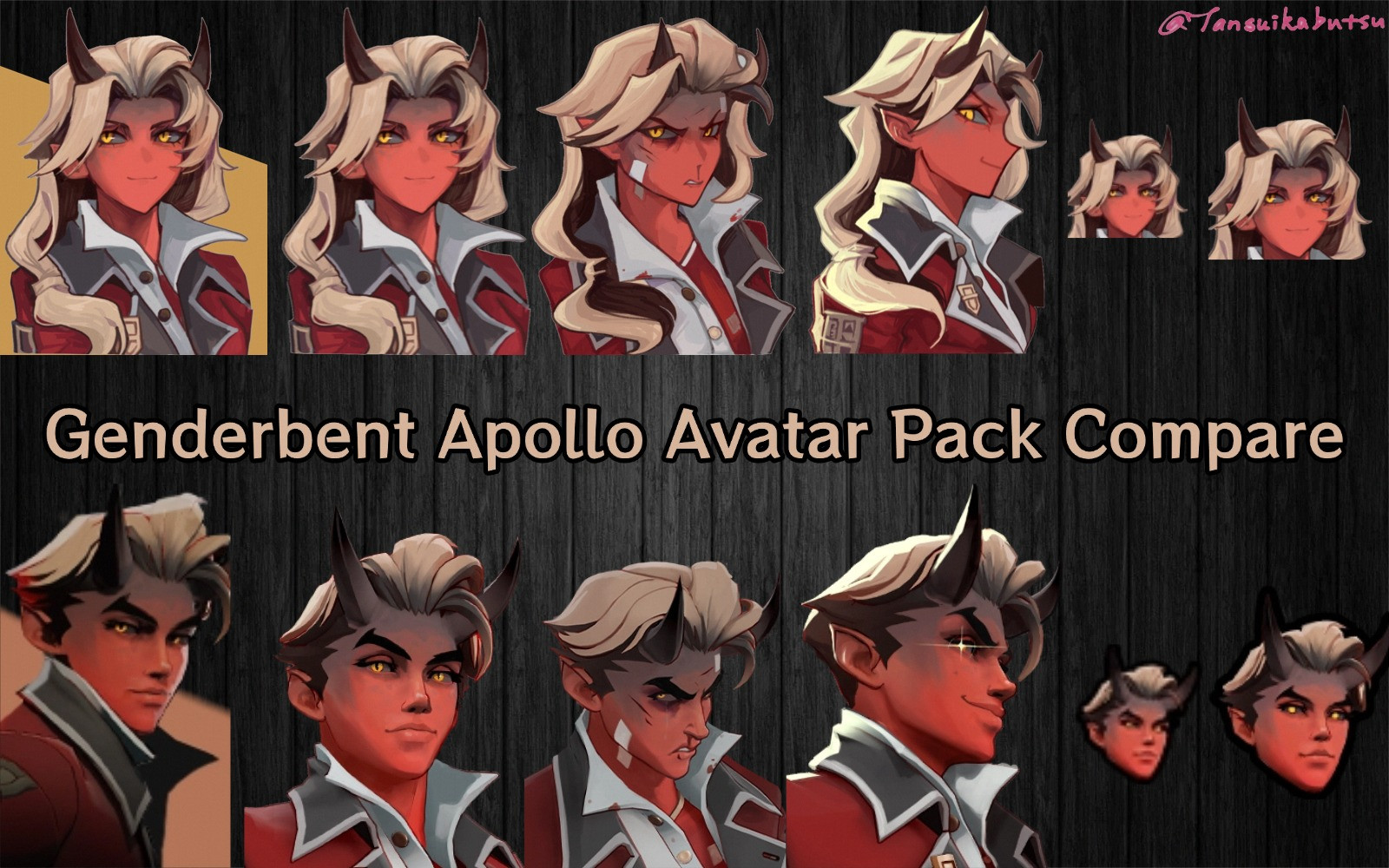Genderbent Apollo Avatar Pack image 4