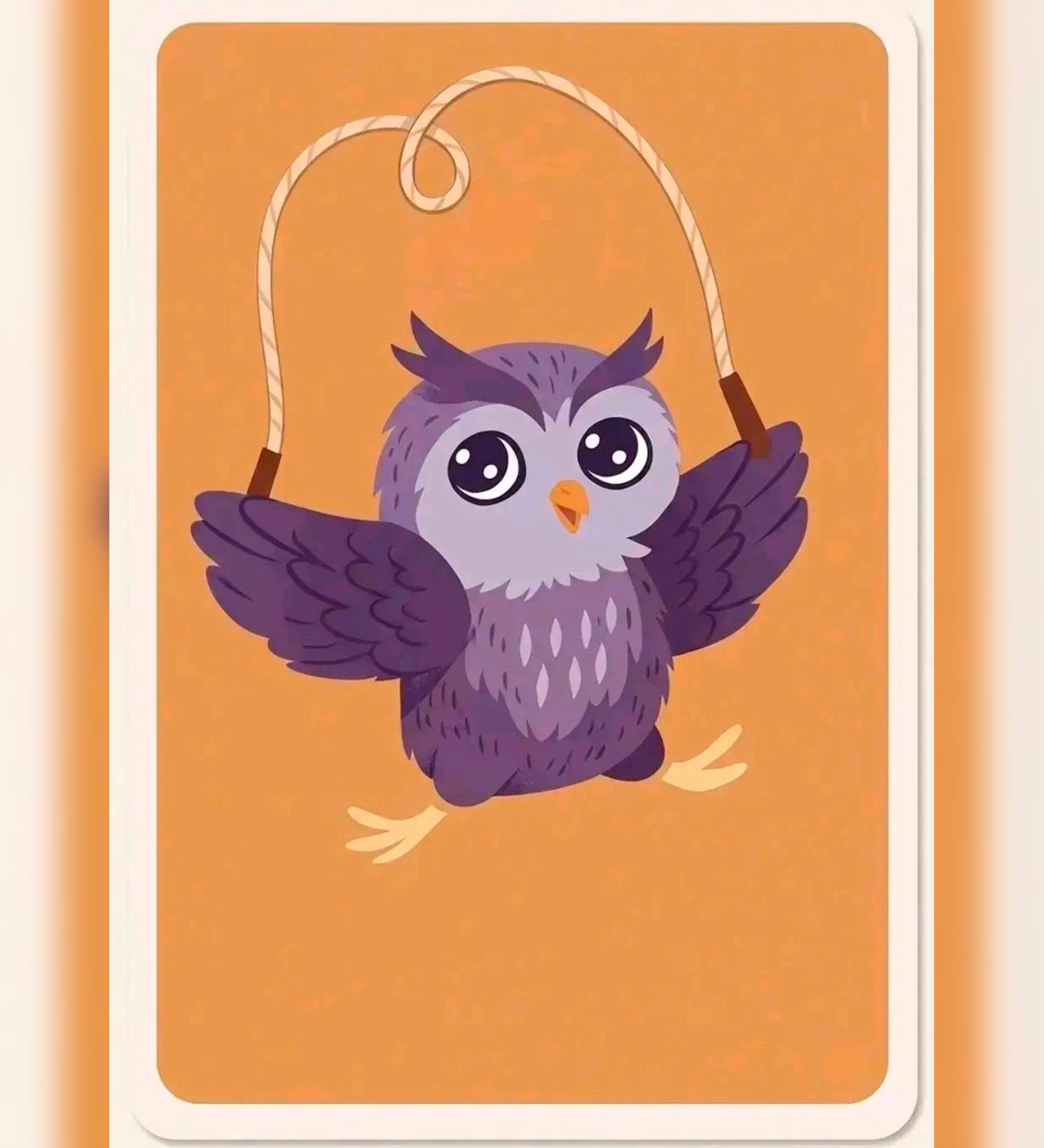 owl jumping rope (update All animal cards) image 2