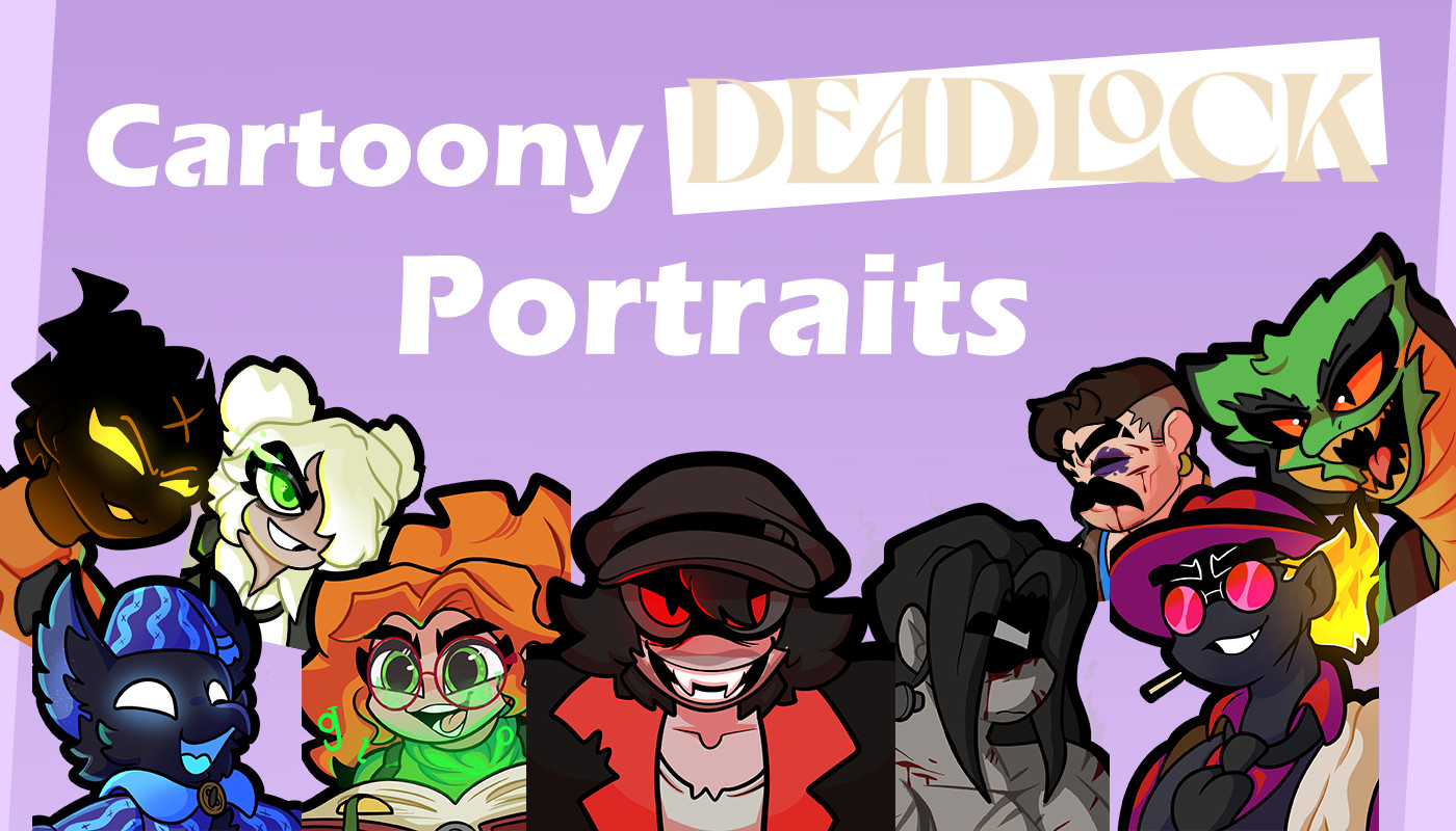 Cartoony Character Portraits image 2