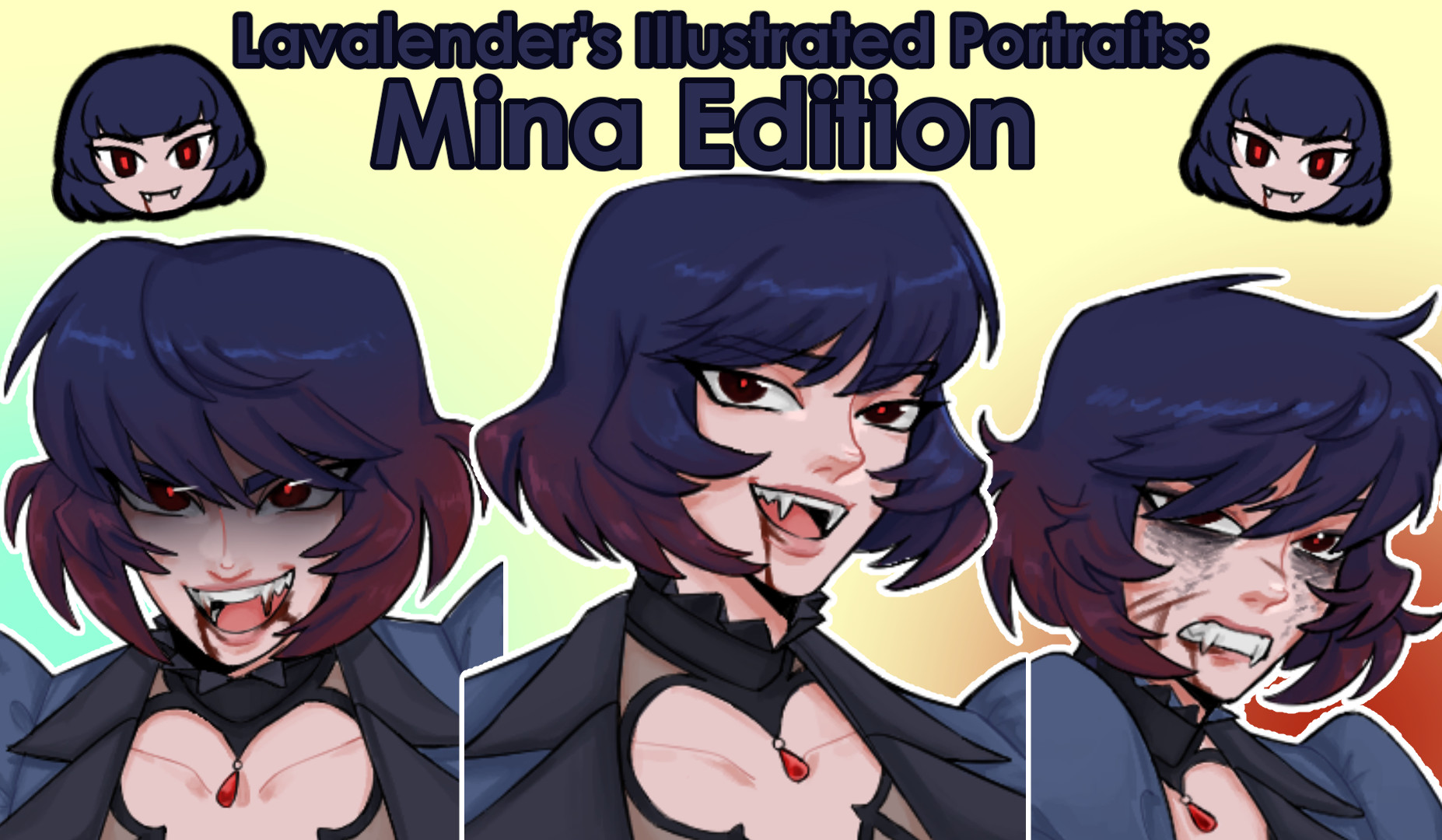 Lavalender's Illustrated Portraits: Mina Edition