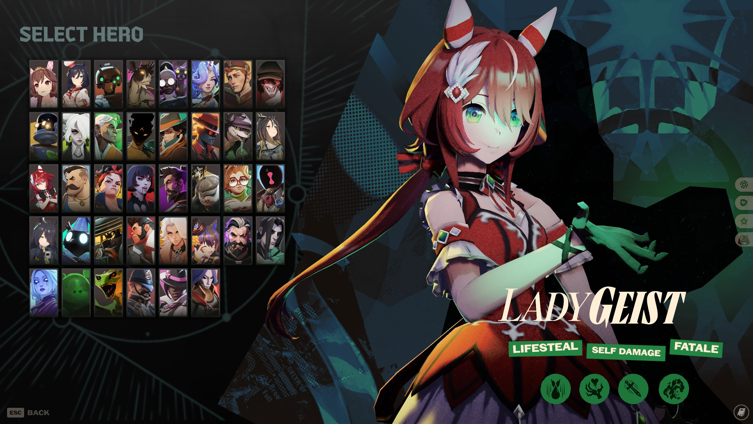 Win Variation as Lady Geist