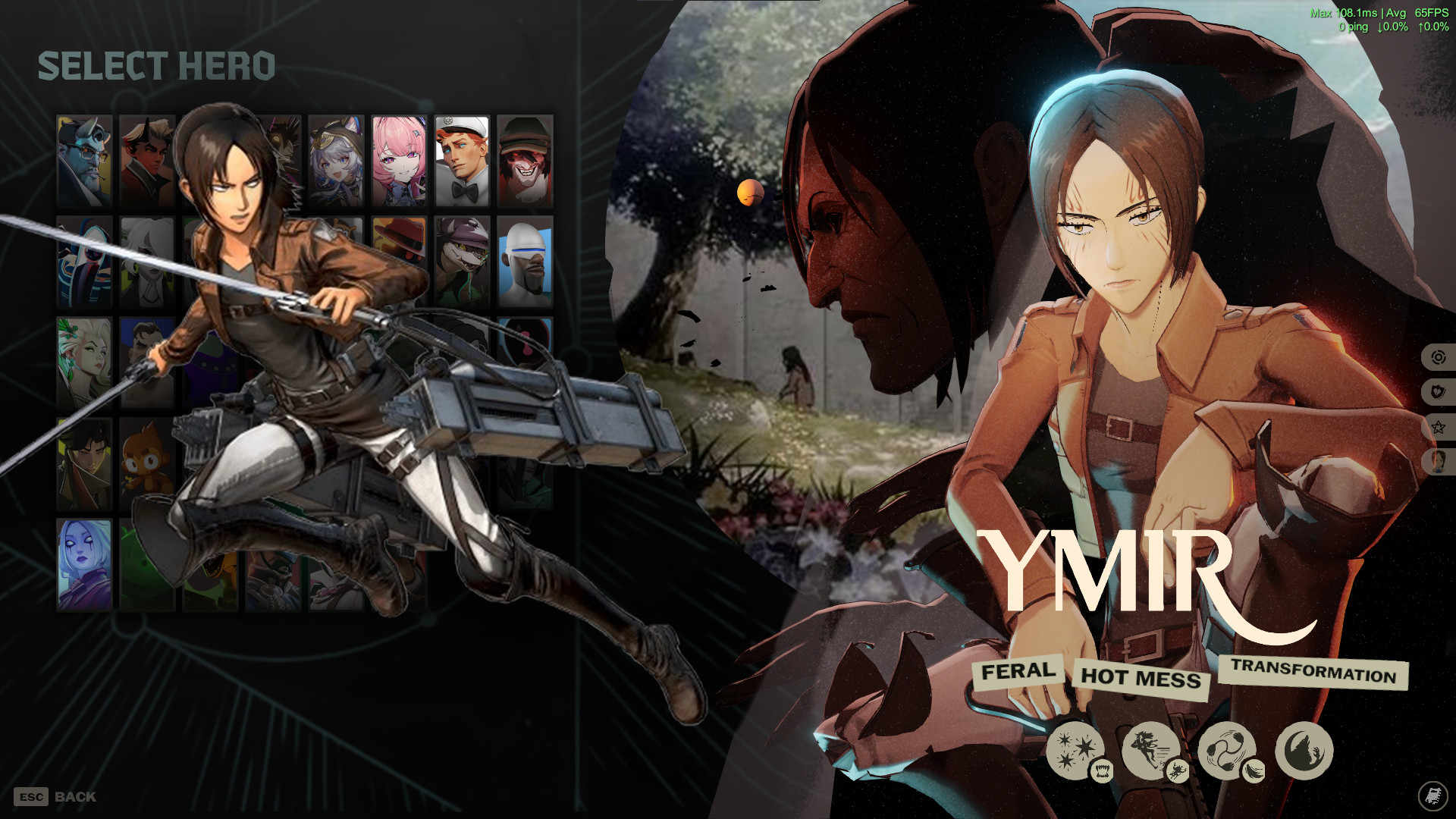 Ymir as Silver (Attack on Titan)