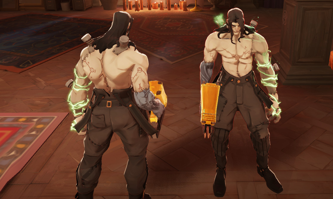 Australium "Memento Mori" (Gold Victor Gun) image 3