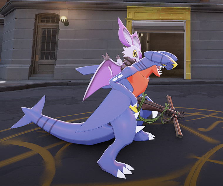 Garchomp & Noibat over Ivy image 2