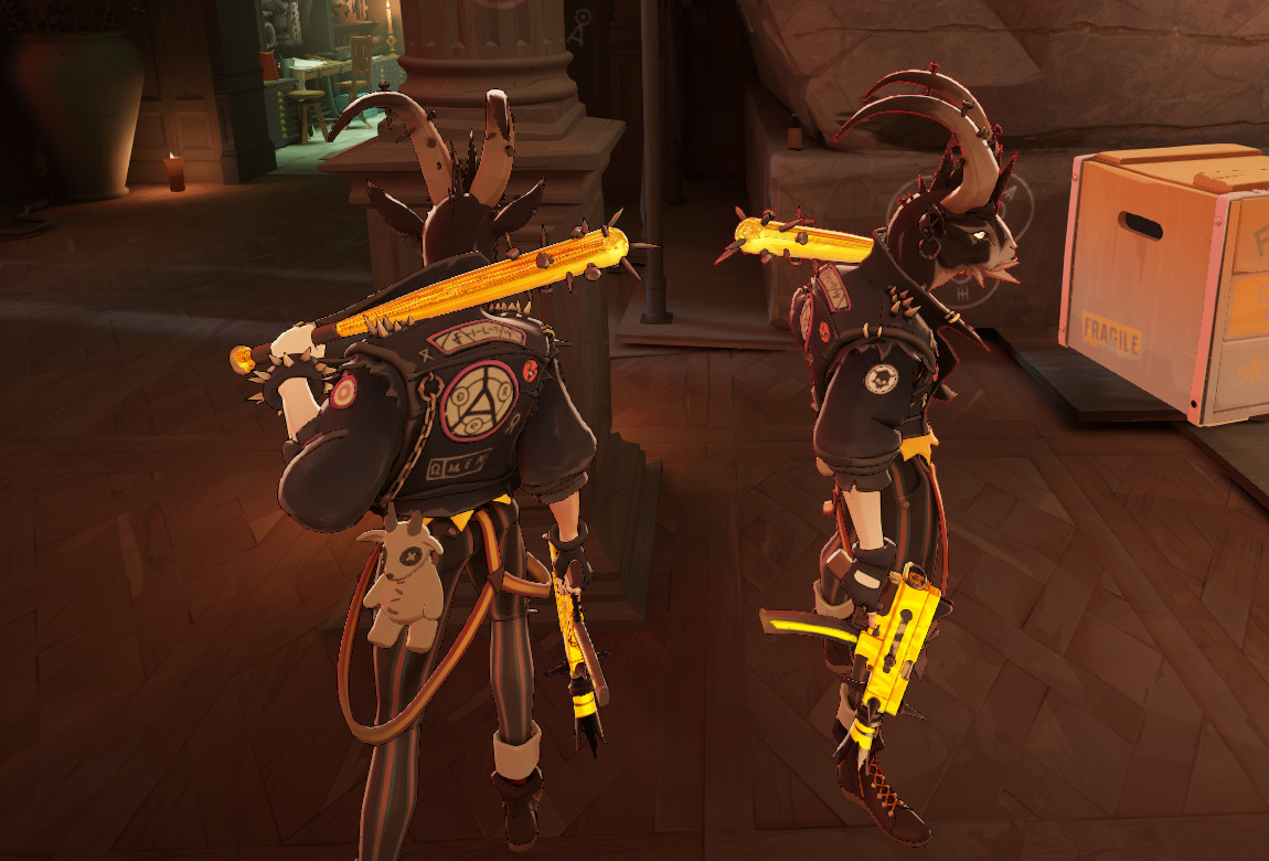 Australium "Biquette" (Gold Billy Gun + Bat) image 4