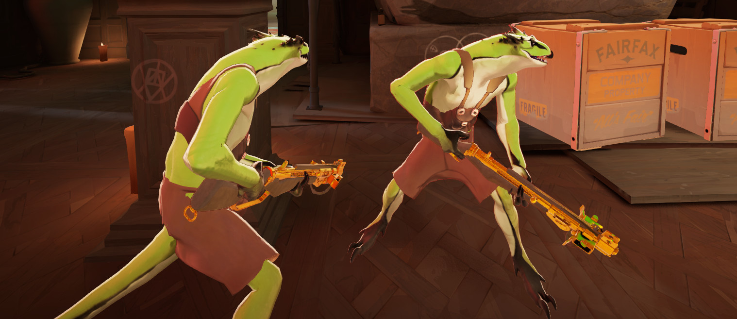 Australium "The Rattler" (Gold Vyper Gun) image 4