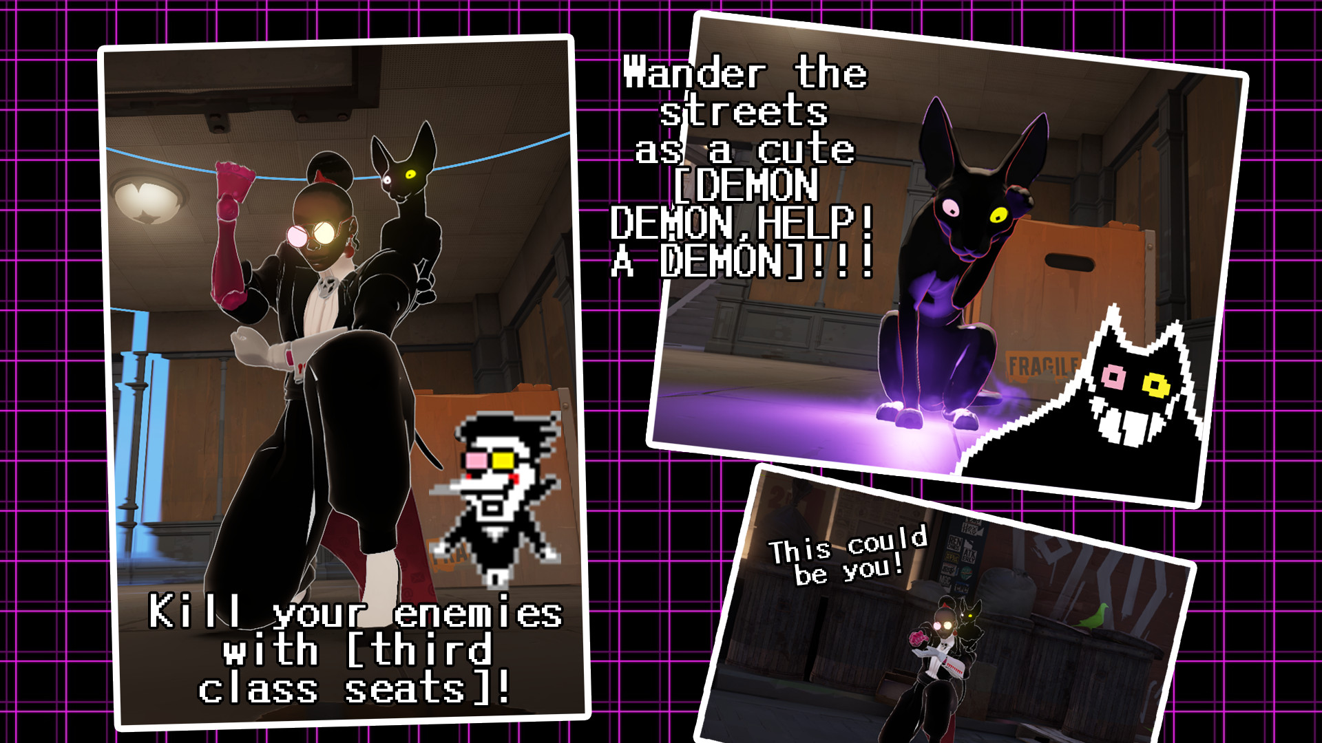 Spamton inspired Calico image 3