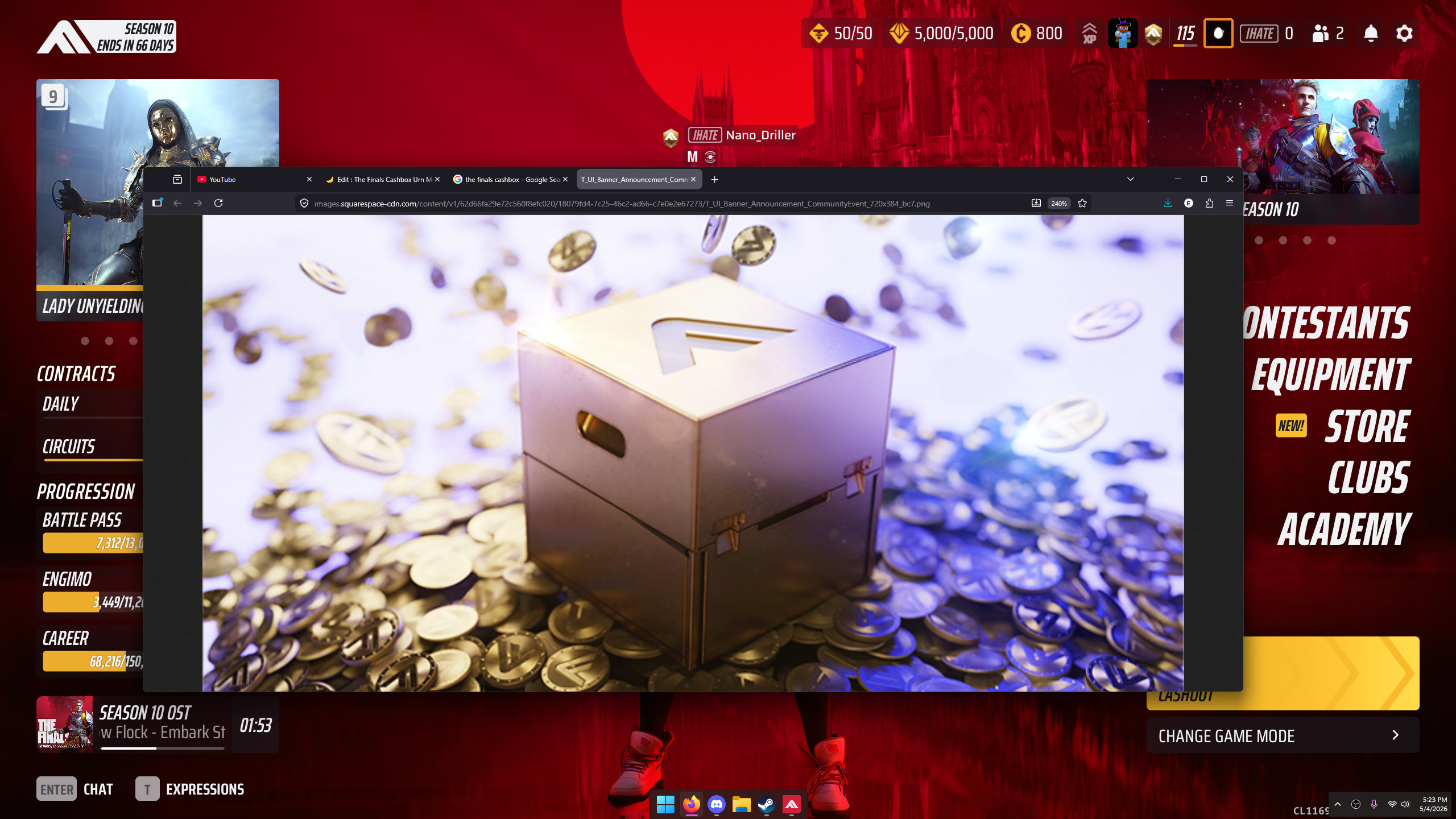 The Finals Cashbox Urn image 2