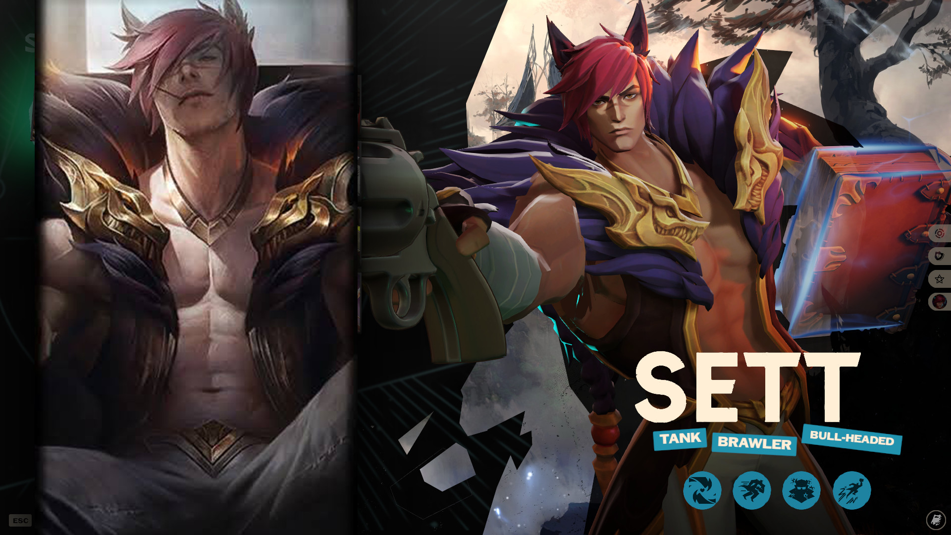 Sett as Abrams (League of Legends) image 2