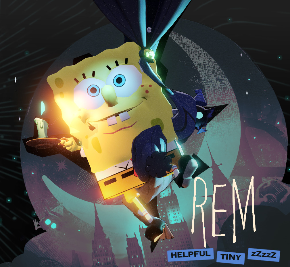 Spongebob as REM image 2