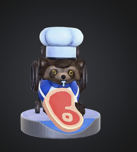 Raccon Chef ( Overcooked 2 ) as soul container image 2