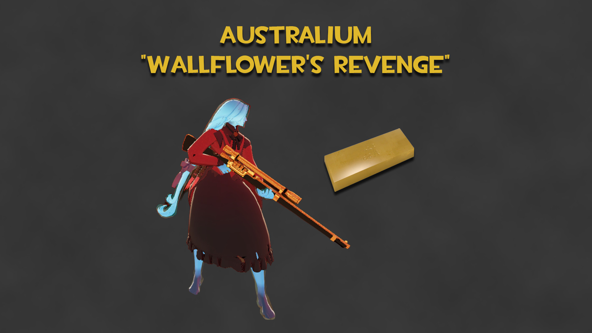 Australium "Wallflower's Revenge" (Gold Vindicta) image 2