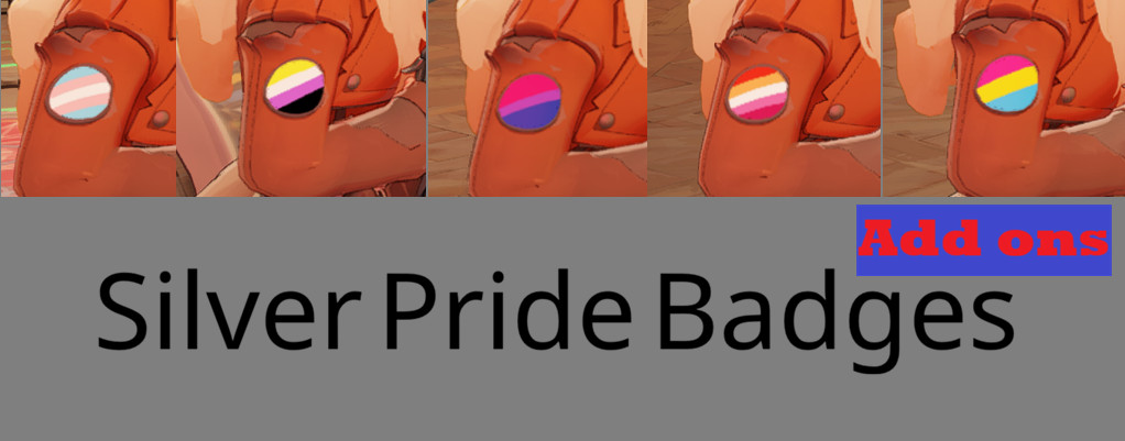 Silver Pride Sleeve Badges Add ons image 2