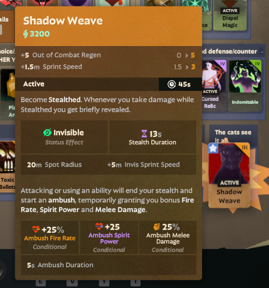 Evil Larry shadow weave