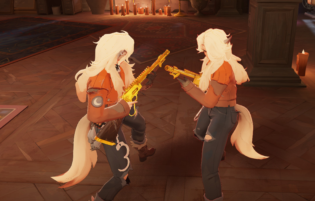 Australium "Hair of the Dog" (Gold Silver Gun) image 3