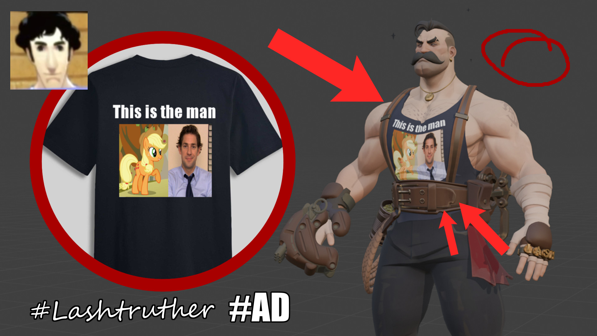 "This is the man" Shirt Lash image 2