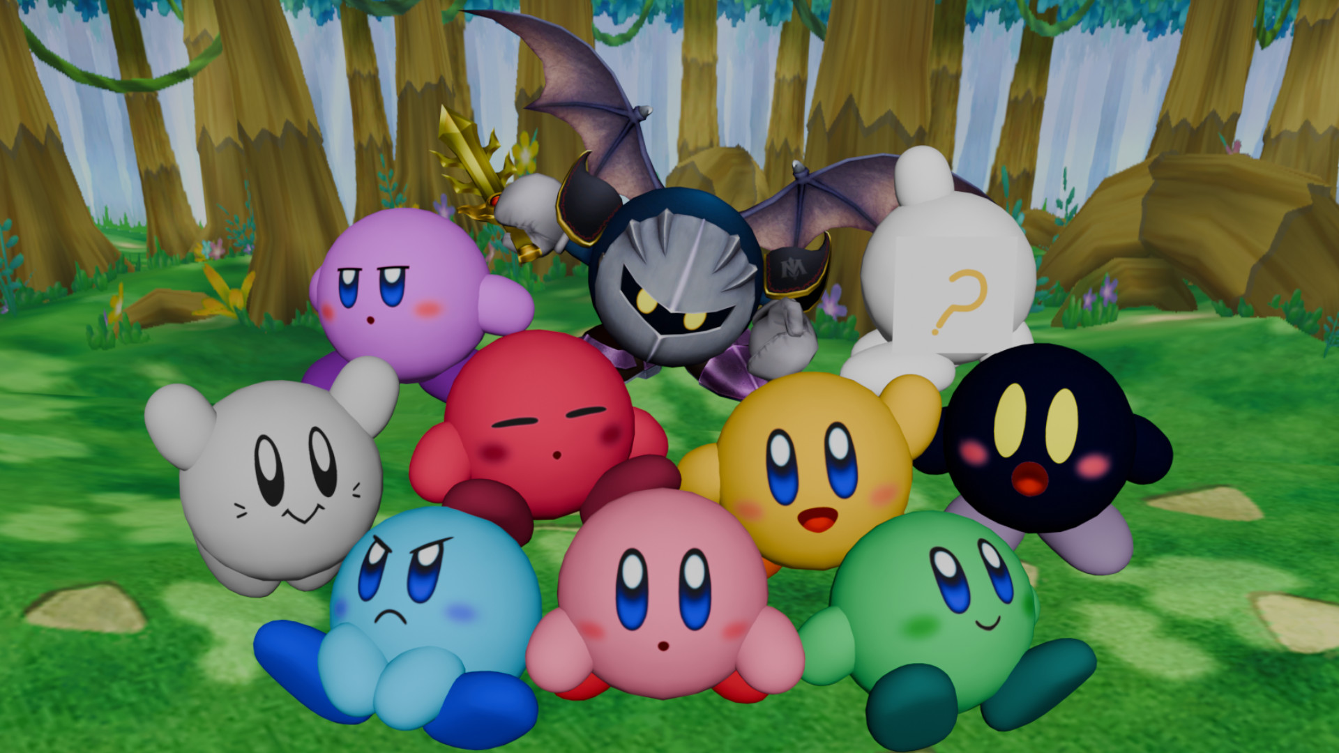 Kirby Colour Variants SoulContainer image 3