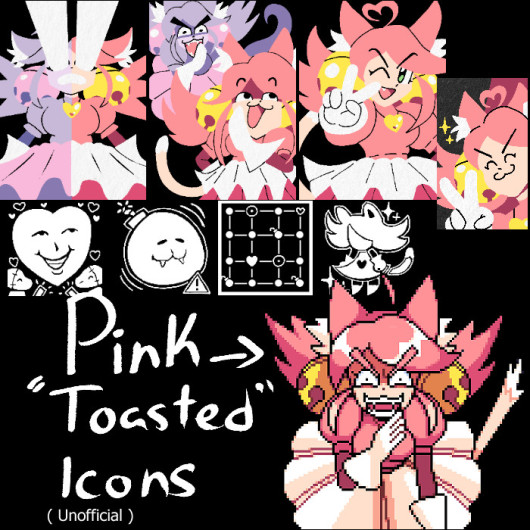 Pink Toasted Style Icons